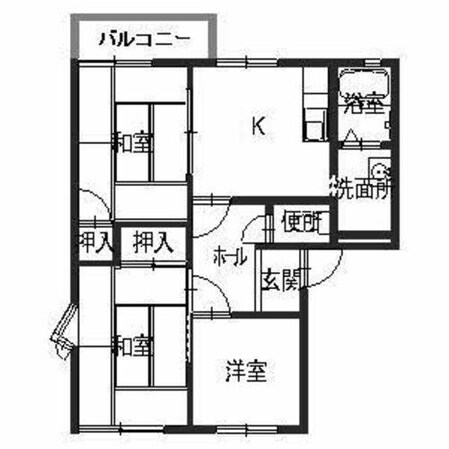 コスモハイツ　Ⅰの物件間取画像